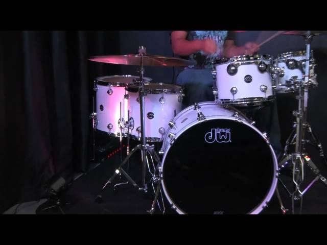 DW Performance Series Drums Maple 6pc - White Ice