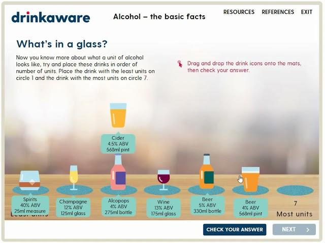 Drinkaware E-learning demo