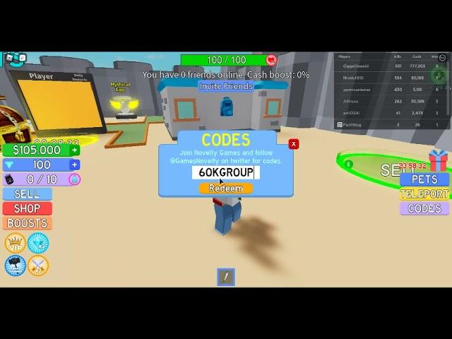 NEW CODES FOR ROBLOX MELEE SIMULATOR 2021 MARCH *WORKING*