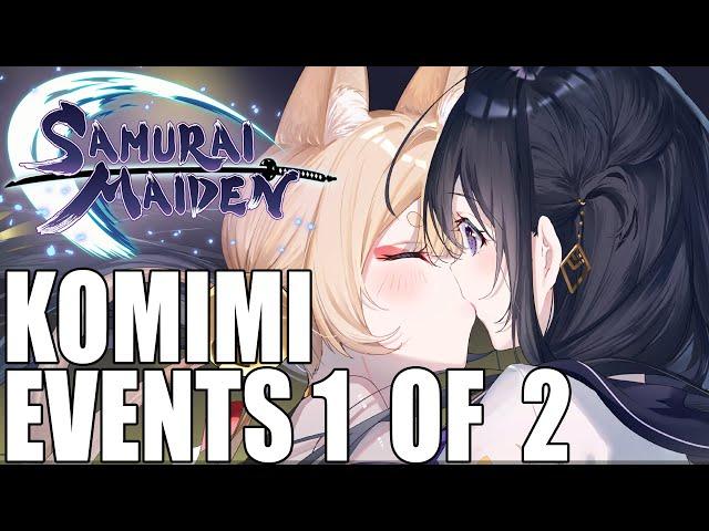 Samurai Maiden - All Komimi Character Cutscenes 1 of 2