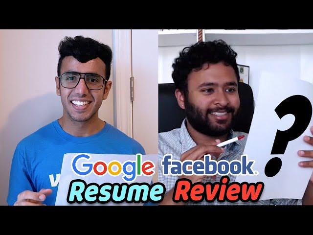 Brutal Resume Review by Ex-Google, Ex-Facebook Software Engineer