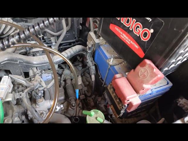 Replacing CVT fluid in the JATCO JF015E Suzuki Ignis hybrid variator (pumping through the dipstick)