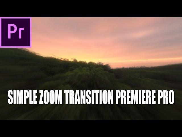 Simple Zoom Transition in Premiere Pro!