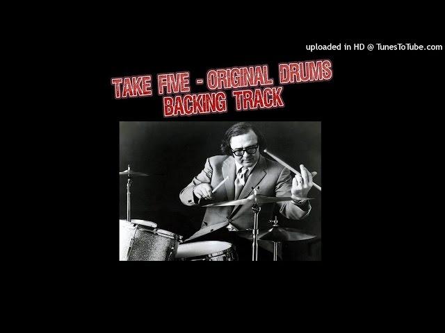 TAKE FIVE - Original DRUMS: Backing Track HD (Jazz Drums Only)