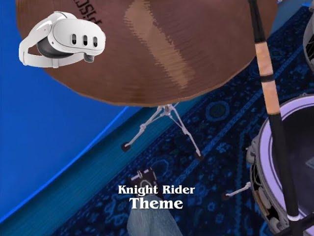 Knight Rider TV Theme - VR Drums Ultimate Meta Quest X #VR #MetaQuest