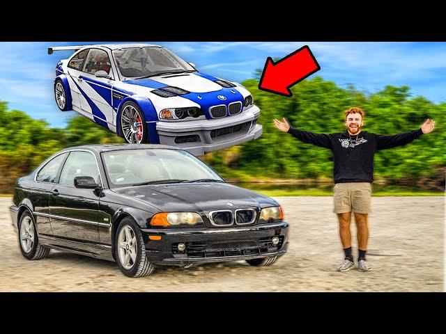 I Turned a $1,000 BMW into the Iconic Need For Speed M3 GTR!!