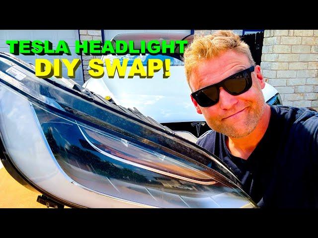 Tesla Model X Headlamp Replacement! HOW TO | DIY