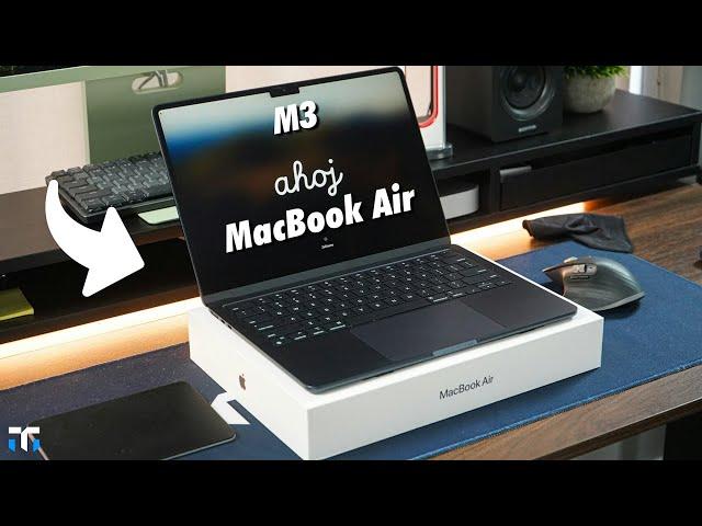 13" M3 Midnight MacBook Air Unboxing & First Impressions!