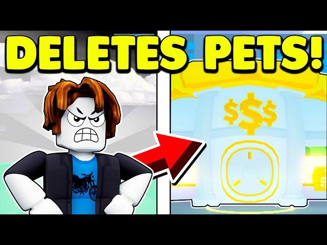 PET SIMULATOR X BANK GLITCH DELETES PETS! WATCH OUT!