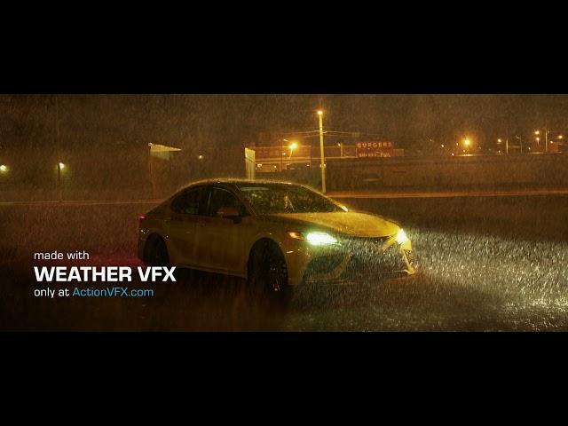 Car in the Rain at Night | VFX Breakdown