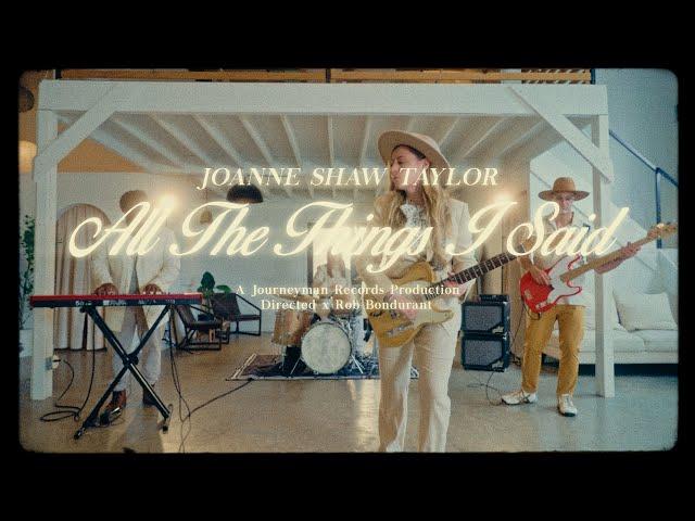 Joanne Shaw Taylor - "All The Things I Said" Official Music Video