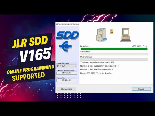 JLR SDD V165 Software Support Online Programming Land Rover Jaguar