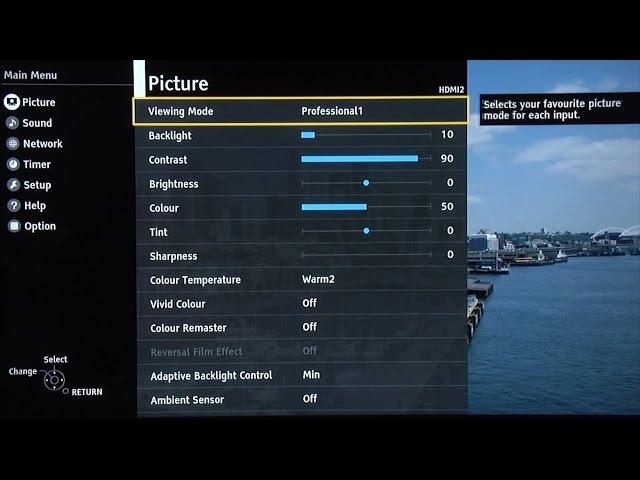 Panasonic DX902 (TX-65DX902) Best TV Picture Settings