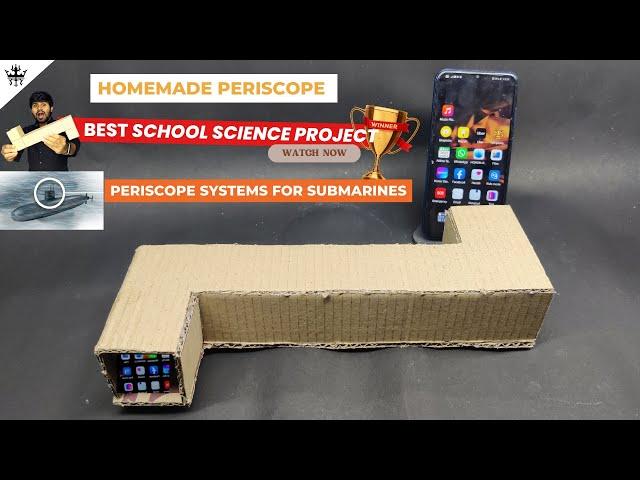 how to make periscope | science project peris cope model for school project