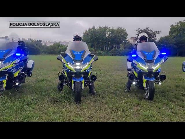 Dolnośląscy policjanci odebrali nowe motocykle