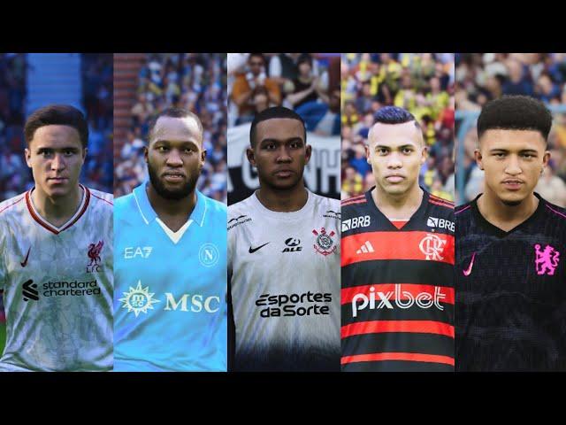 Option File PES 20 PS4/PS5/PC 100% Atualizado Pos Fechamento janela 2024/25 com Depay no Corinthians