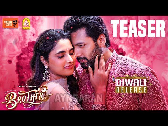 Brother - 4K Teaser | Jayam Ravi | Priyanka Arul Mohan | Harris Jayaraj | Rajesh M | Screen Scene