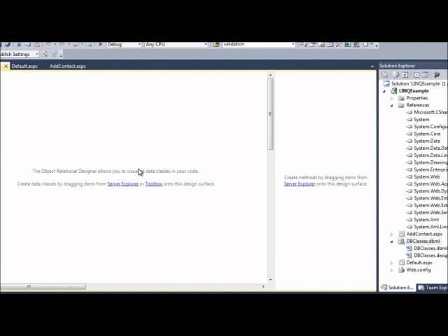 Insert Update & Delete using LINQ to SQL in ASP.NET Part 1