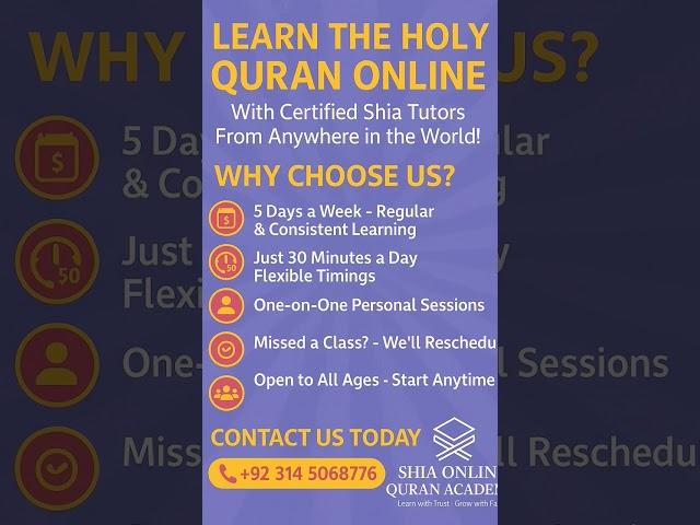 Admissions Open – Learn Quran Online from Home!