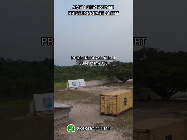 COMMERCIAL LAND For SALE By LEKKI FREE TRADE ZONE IBEJU LEKKI-AMEN CITY ESTATE PRICE INCREASE ALERT