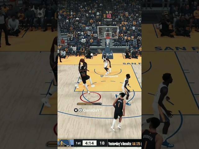 KD one legged fade #fyp #viral #trending #foryoupage #nba2k #nba2k24 #2knextgen #2k24clips