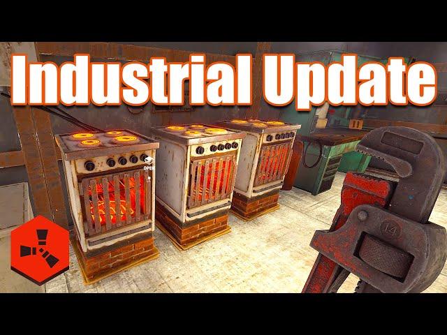 How to hook up Electric Furnace, Auto Toolcupboard, and Auto crafting - Rust Industrial Update