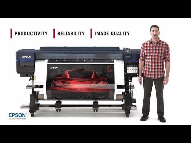 Solvent Printing Solved! The Epson SureColor S Series is for print providers who want the best quali