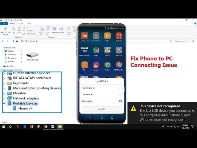 Fix Mobile Device Not Found (ADB Driver Not Install) Phone to PC Connect Issue