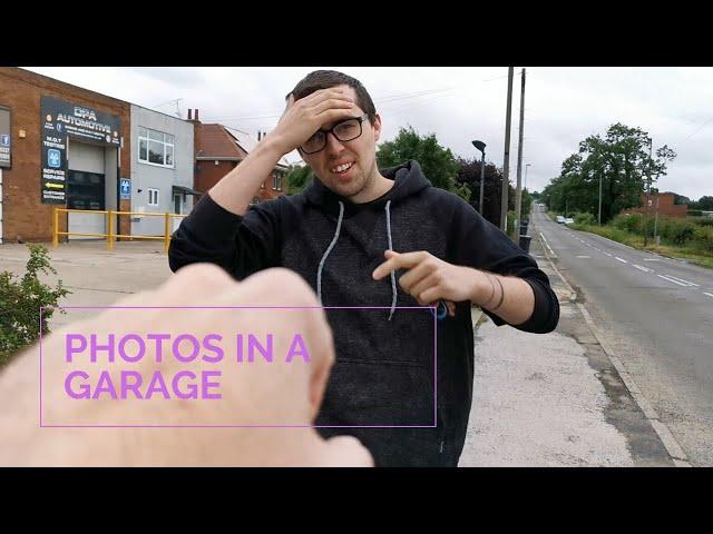 Sports Photography: Commercial Photography in a Garage?!?!? | VLOG