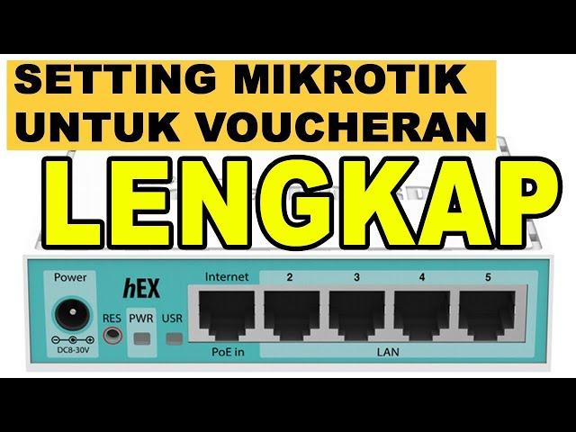 Setting Mikrotik RB750gr3 sebagai hotspot server