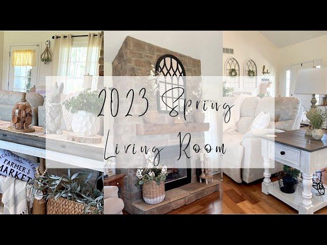 2023 SPRING KENTUCKY MODERN FARMHOUSE DECORATING SERIES ENTRY LIVING ROOM NEW FURNITURE NEW DECOR