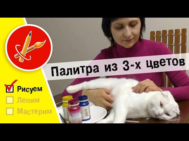 Вся палитра из 3 х цветов