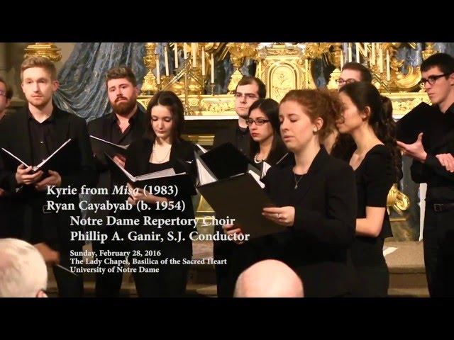 Kyrie from Misa, conducted by Philip A. Ganir, S.J.