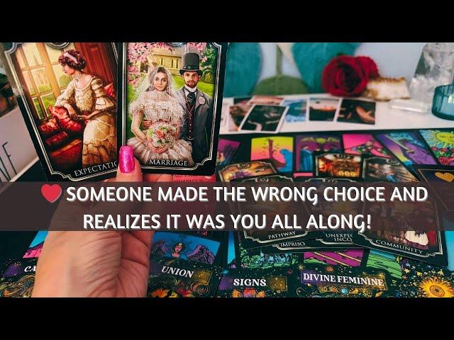 ️ SOMEONE MADE THE WRONG CHOICE AND REALIZES IT WAS YOU ALL ALONG! #tarot #soulmate #love #truelove