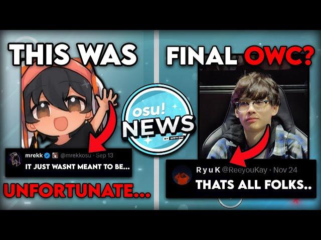 The Mrekk OWC Situation Is Terrible... | Ryuk Quits Competitive Play?? osu! News