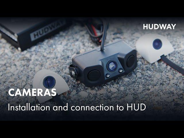 Installing rear view and side view cameras / HUDWAY Drive