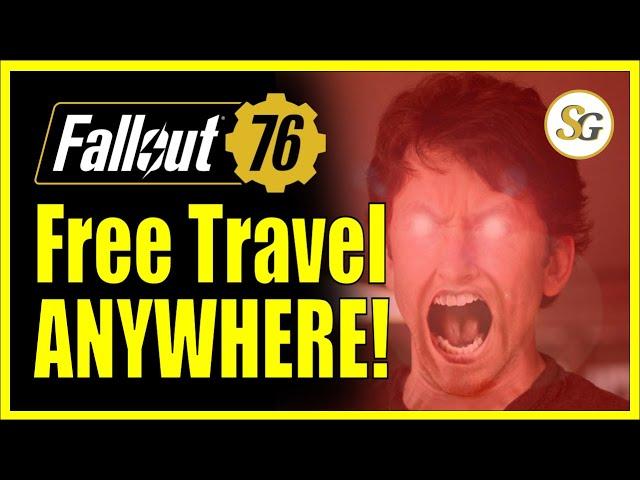 FREE Fast Travel to ANYWHERE and while OVERENCUMBERED  - #Fallout76