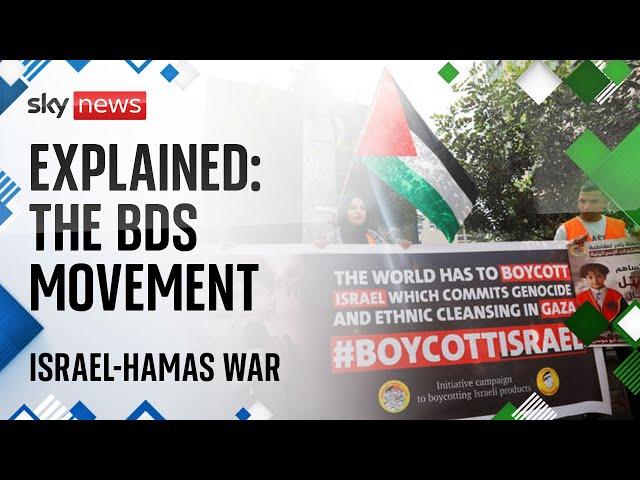 Boycotts against Israel: The BDS movement explained | Israel-Hamas War