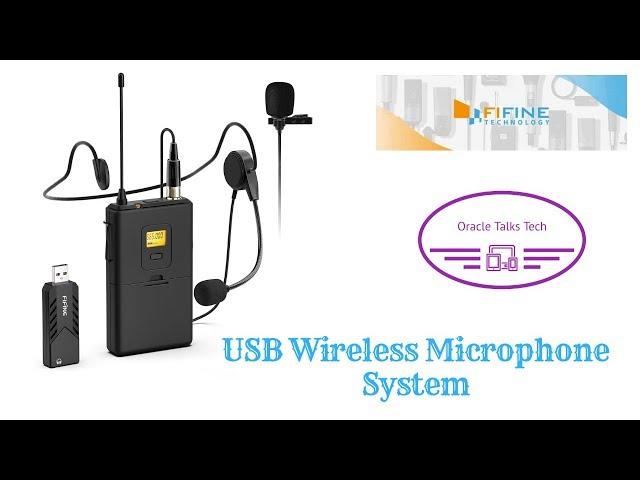 FIFINE USB Wireless Microphone (K031B)