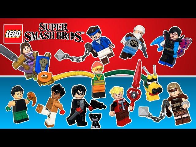 I Made 10 Super Smash Bros Fighters Into LEGO MINIFIGURES!