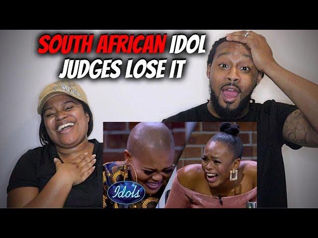  American Couple Reacts "IDOL JUDGES LOSE IT | Idols South Africa! Idols Global"