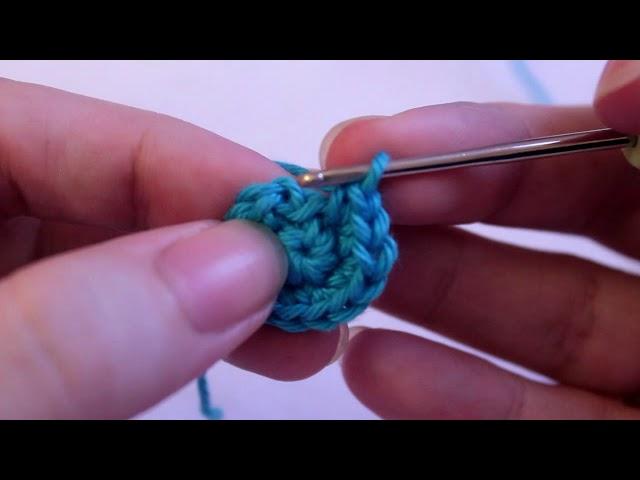 Crochet for beginners. How to knit a circle. Amigurumi ring. #4