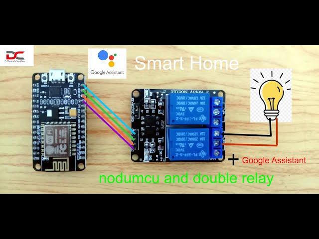 Home Automation using Google Assistant, Blynk, IFTTT, NodeMCU ESP8266 | IoT based project