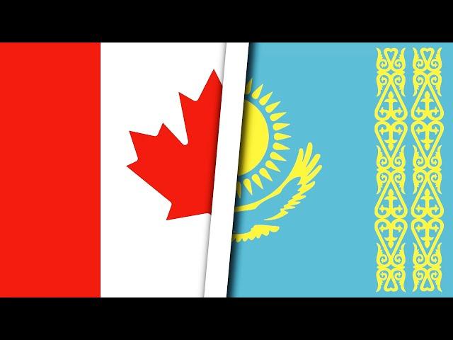 World Flag Animation but Each Country is Canada 