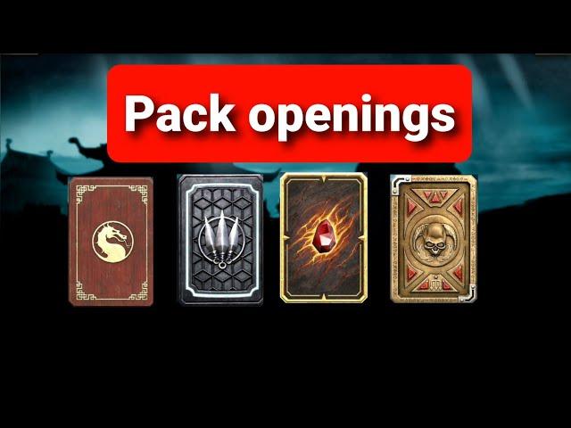 MK mobile. Multiple pack opening compilation + Faction War rewards. Part 1.