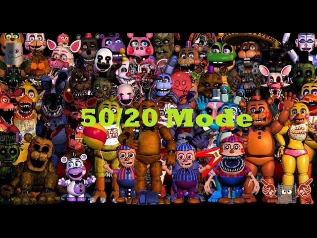 Ultimate Custom Night - 50/20 Mode / High Scores - ZombieGabriel (Road to 1500 Subs)