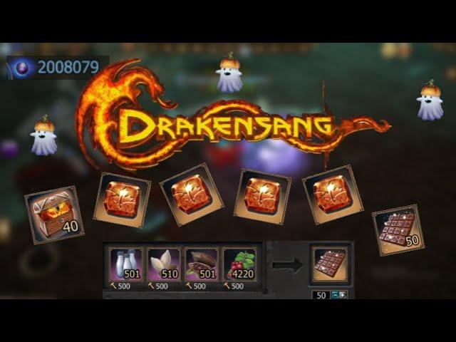 DRAKENSANG ONLINE ||| Nueva Runa - 50 Chocolates - Festival Fantasmal - Desperdiciando Andermantes