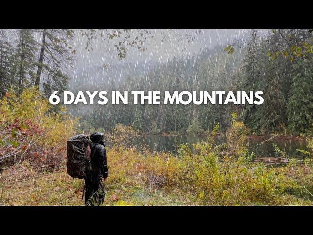 6 Days of Rain Camping in the Mountains of the Pacific Northwest