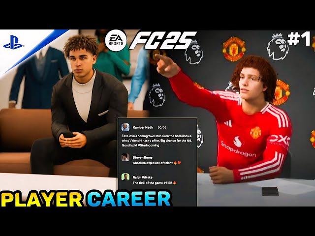 EA SPORTS FC 25 | NEW CLUB, NEW COUNTRY, NEW ERA - J. VALENTINI | PLAYER CAREER MODE # 1 | PS5™