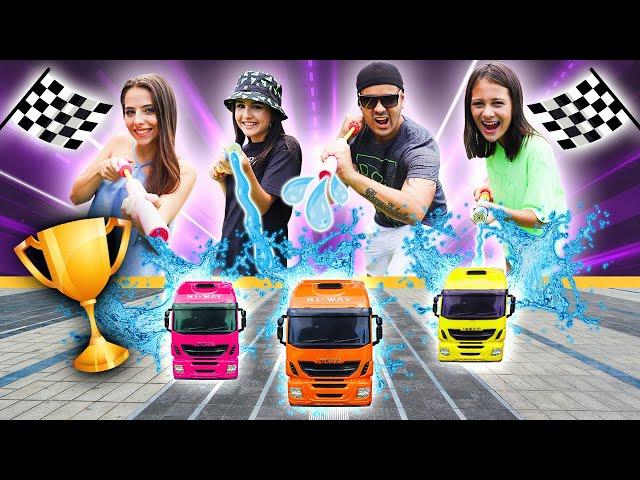 CORRIDA MALUCA DE MINI CAMINHÕES, QUEM VENCEU?? Desafio Teens Fun (Biankinha)